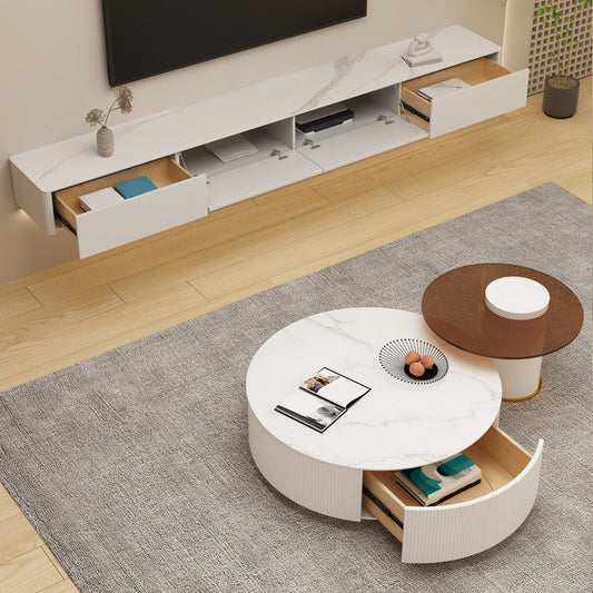 Console moderna per supporto televisivo console TV in stoccaggio chiuso per soggiorno