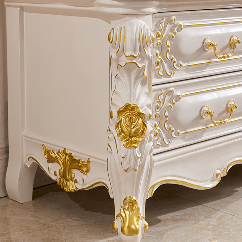 Glam TV Stand Console Open Storage TV Media Console with 6 Drawers Clearhalo 'furn' 'furn_tv_stands_entertainment_centers' 'Furniture' 'Living Room Furniture' 'TV Stands & Entertainment Centers' 'TV Stands & Media Storage Furniture' 'tv_stands_entertainment_centers' 6752356
