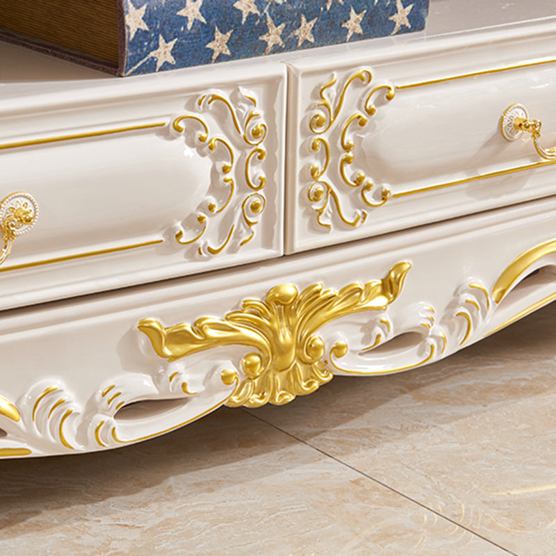 Glam TV Stand Console Open Storage TV Media Console with 6 Drawers Clearhalo 'furn' 'furn_tv_stands_entertainment_centers' 'Furniture' 'Living Room Furniture' 'TV Stands & Entertainment Centers' 'TV Stands & Media Storage Furniture' 'tv_stands_entertainment_centers' 6752359