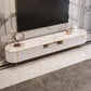 Console porta TV in pietra Console multimediale TV con contenitori aperti con cassetti