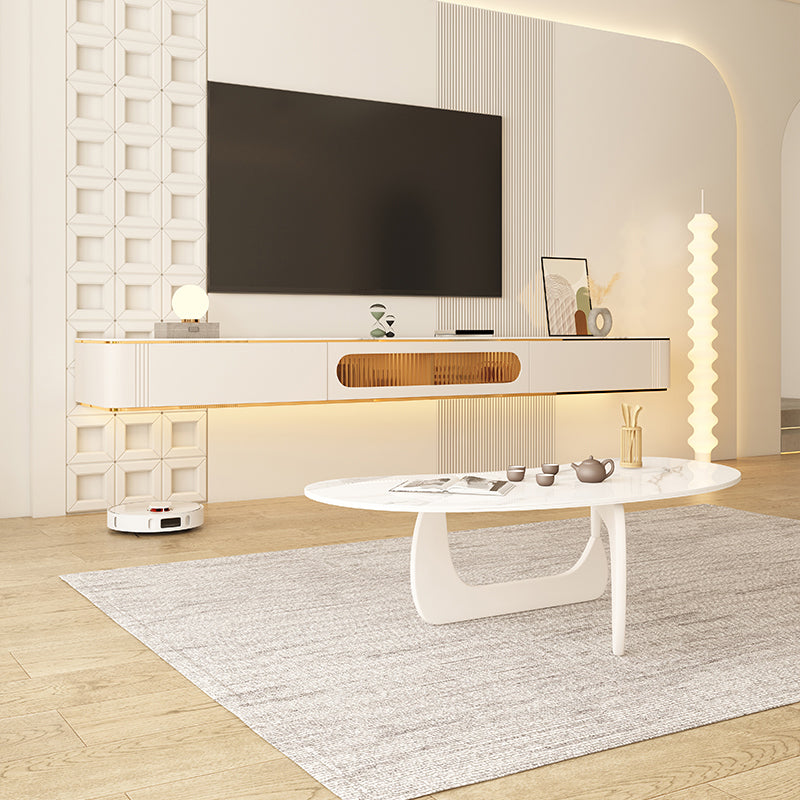 Modern TV Stand Console Floating TV Media Console with Drawers Clearhalo 'furn' 'furn_tv_stands_entertainment_centers' 'Furniture' 'Living Room Furniture' 'TV Stands & Entertainment Centers' 'TV Stands & Media Storage Furniture' 'tv_stands_entertainment_centers' 6752398