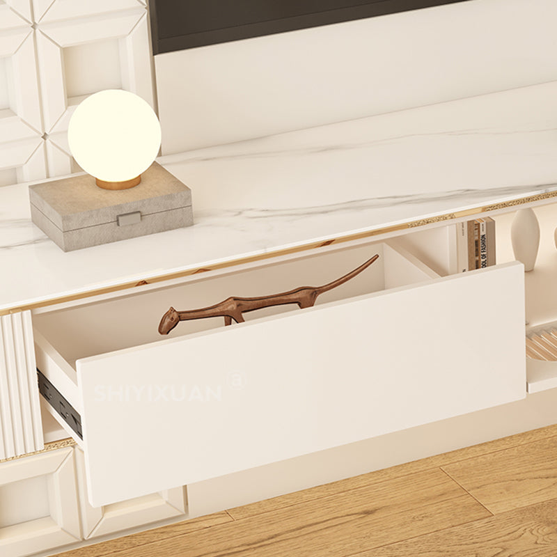 Modern TV Stand Console Floating TV Media Console with Drawers Clearhalo 'furn' 'furn_tv_stands_entertainment_centers' 'Furniture' 'Living Room Furniture' 'TV Stands & Entertainment Centers' 'TV Stands & Media Storage Furniture' 'tv_stands_entertainment_centers' 6752402