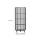 Contemporary Metal China Cabinet Glass Doors Display Cabinet with Doors for Dining Room