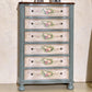 18.72-inch Width Traditional Storage Chest Solid Wood Dresser with 6 Drawers Gray Blue Clearhalo 'Bedroom Furniture' 'Dressers & Chests' 'dressers_chests' 'furn' 'furn_dressers_chests' 'Furniture' 6752787
