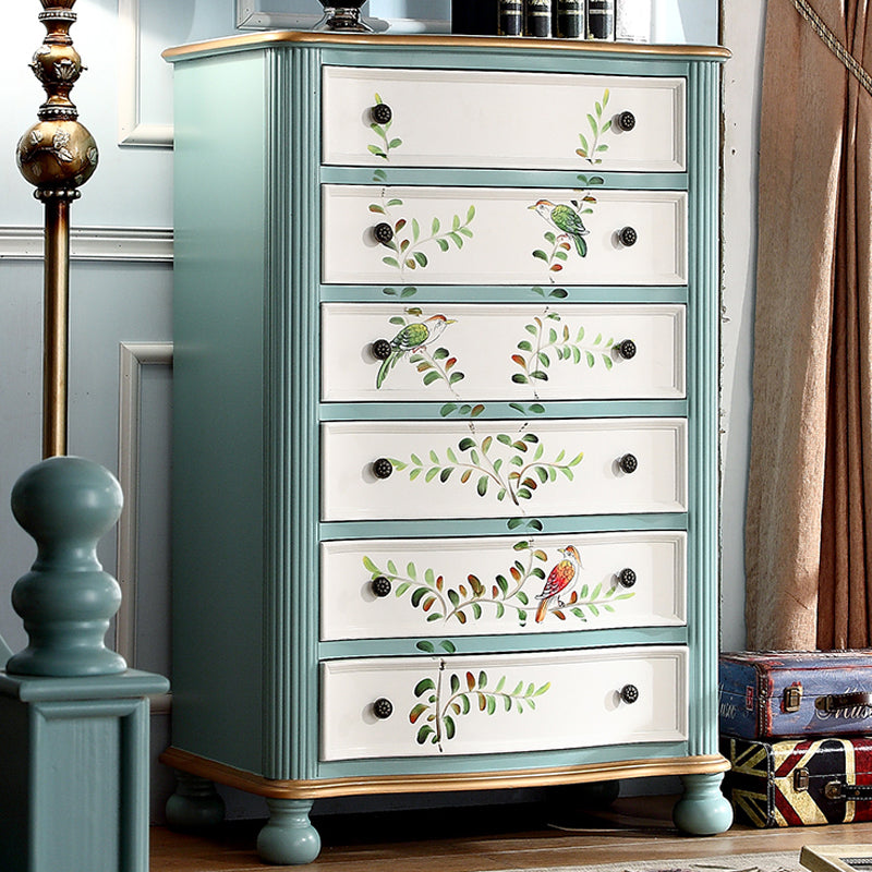 18.72-inch Width Traditional Storage Chest Solid Wood Dresser with 6 Drawers Clearhalo 'Bedroom Furniture' 'Dressers & Chests' 'dressers_chests' 'furn' 'furn_dressers_chests' 'Furniture' 6752788