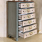18.72-inch Width Traditional Storage Chest Solid Wood Dresser with 6 Drawers Clearhalo 'Bedroom Furniture' 'Dressers & Chests' 'dressers_chests' 'furn' 'furn_dressers_chests' 'Furniture' 6752798