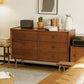 Commode double ultra moderne en pin, commode de rangement pour chambre à coucher