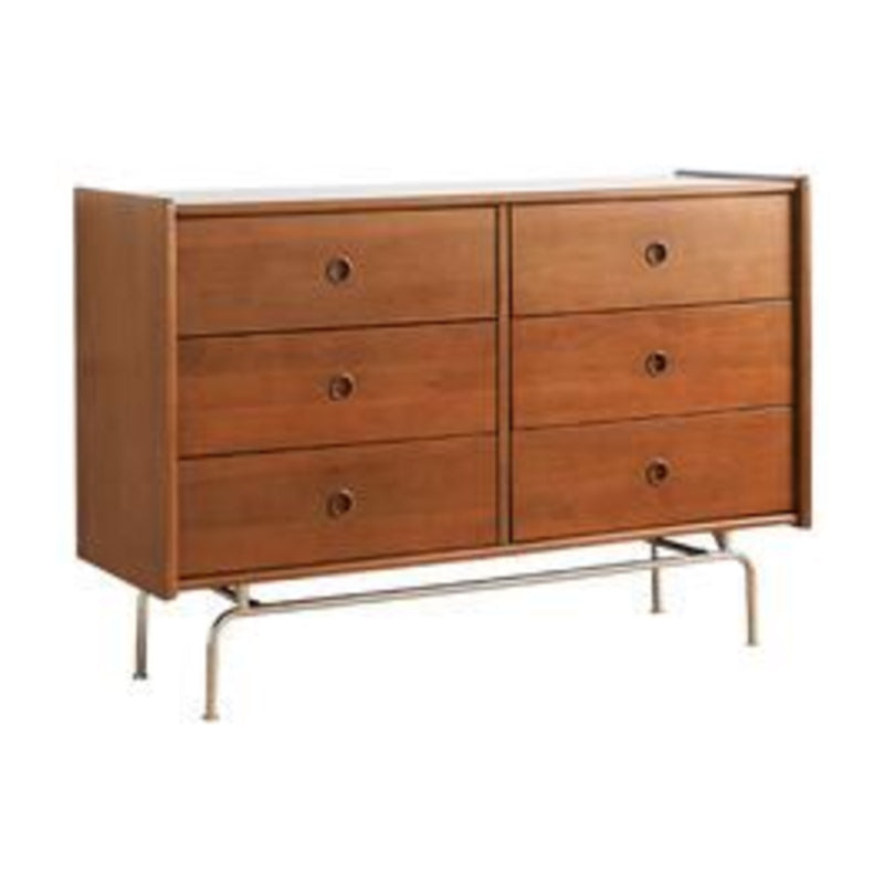 Commode double ultra moderne en pin, commode de rangement pour chambre à coucher