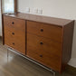 Commode double ultra moderne en pin, commode de rangement pour chambre à coucher