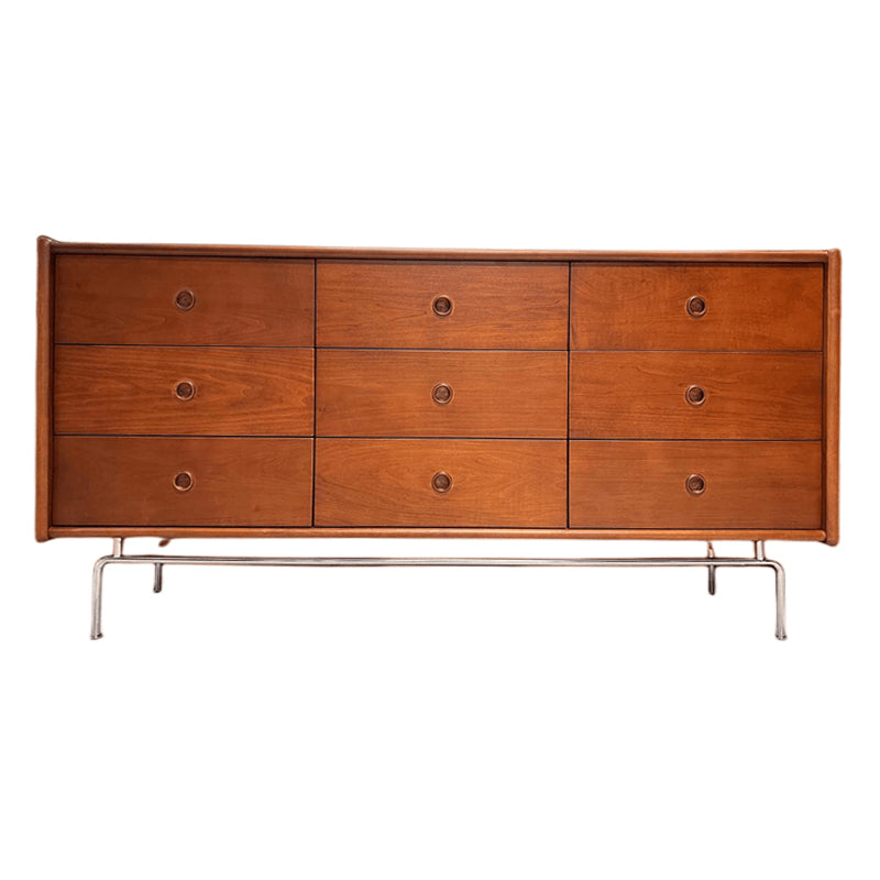 Commode double ultra moderne en pin, commode de rangement pour chambre à coucher