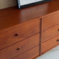 Commode double ultra moderne en pin, commode de rangement pour chambre à coucher