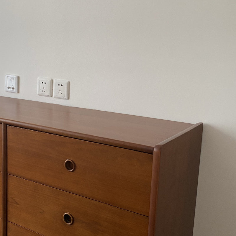 Commode double ultra moderne en pin, commode de rangement pour chambre à coucher