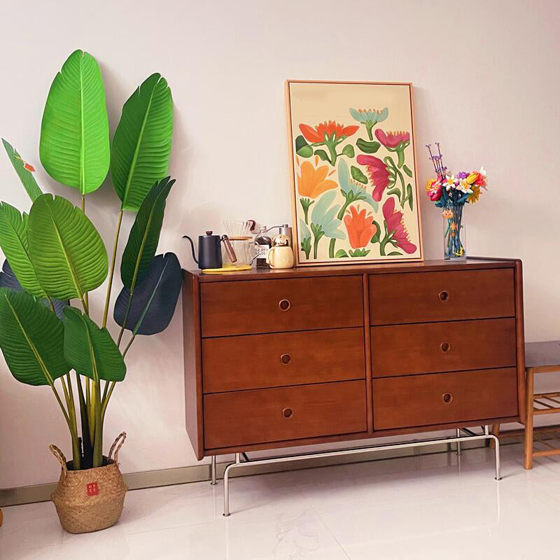 Commode double ultra moderne en pin, commode de rangement pour chambre à coucher