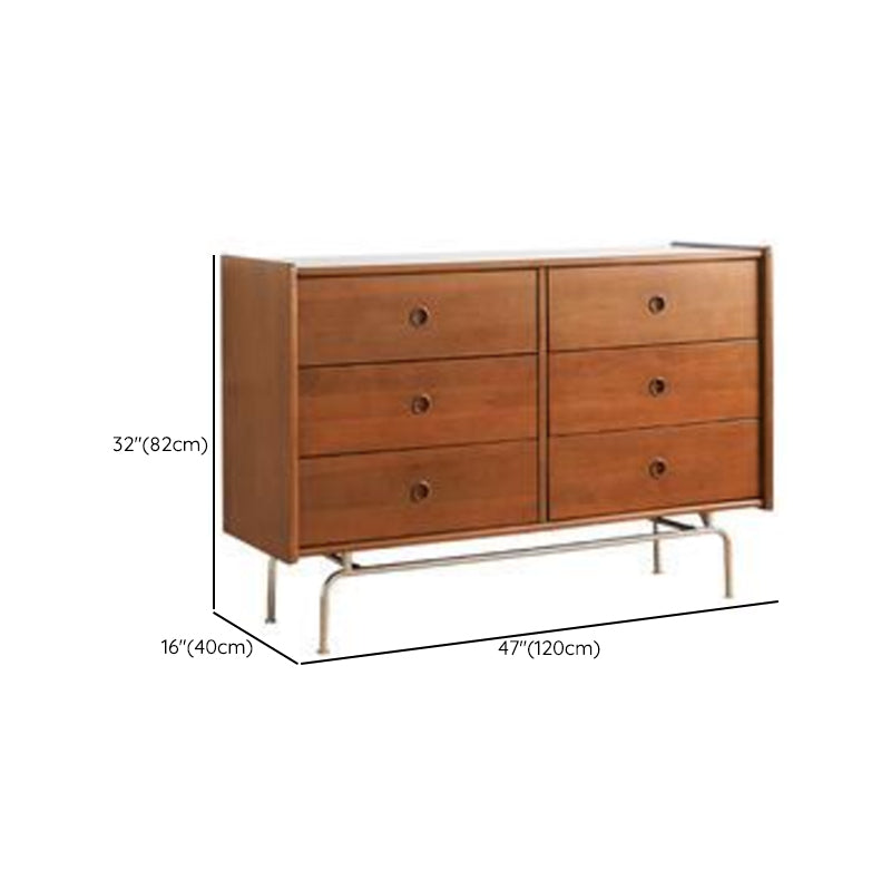 Commode double ultra moderne en pin, commode de rangement pour chambre à coucher