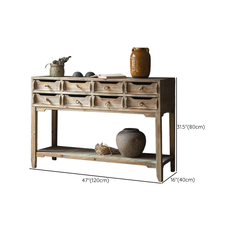Traditional Solid Wood Double Dresser Horizontal Storage Chest Dresser for Bedroom Clearhalo 'Bedroom Furniture' 'Dressers & Chests' 'dressers_chests' 'furn' 'furn_dressers_chests' 'Furniture' 6752866