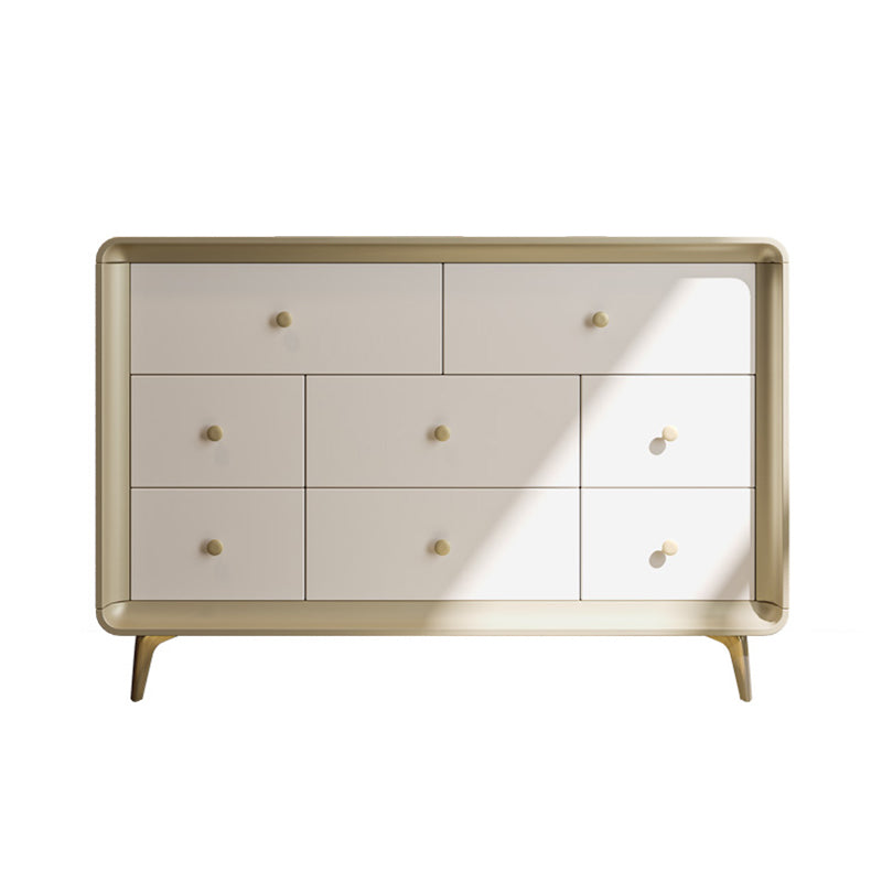 Classic Glam Horizontal Double Dresser Rubber Wood Storage Chest Dresser for Bedroom https: res.litfad.com site img item 2022 11 21 6752872 1200x1200.jpg Clearhalo 'Bedroom Furniture' 'Dressers & Chests' 'dressers_chests' 'furn' 'furn_dressers_chests' 'Furniture' 6752872