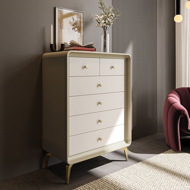 Classic Glam Horizontal Double Dresser Rubber Wood Storage Chest Dresser for Bedroom Clearhalo 'Bedroom Furniture' 'Dressers & Chests' 'dressers_chests' 'furn' 'furn_dressers_chests' 'Furniture' 6752873
