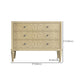 Classic Glam Horizontal Double Dresser Rubber Wood Storage Chest Dresser for Bedroom Clearhalo 'Bedroom Furniture' 'Dressers & Chests' 'dressers_chests' 'furn' 'furn_dressers_chests' 'Furniture' 6752887