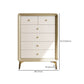 Classic Glam Horizontal Double Dresser Rubber Wood Storage Chest Dresser for Bedroom Clearhalo 'Bedroom Furniture' 'Dressers & Chests' 'dressers_chests' 'furn' 'furn_dressers_chests' 'Furniture' 6752889