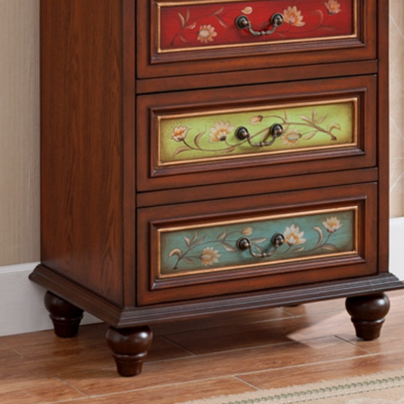 Traditionele ladekast van massief hout met een breedte van 15,6 inch