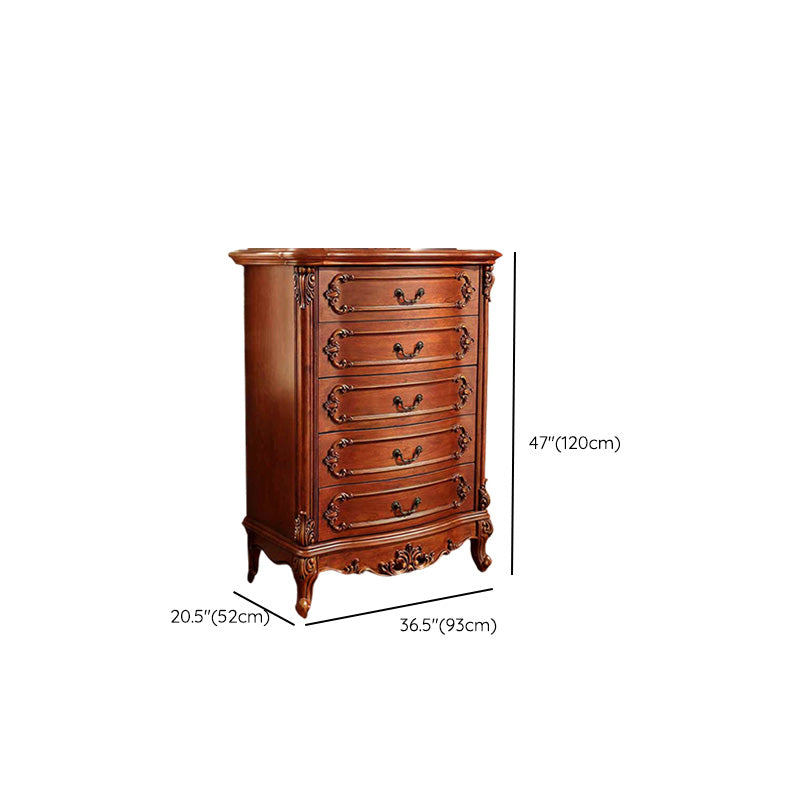 Mid-Century Modern Cabinet/Chest with Drawers and Legs in Solid Wood Clearhalo 'Cabinets & Chests' 'cabinets_chests' 'furn' 'furn_cabinets_chests' 'Furniture' 'Living Room Furniture' 6753095