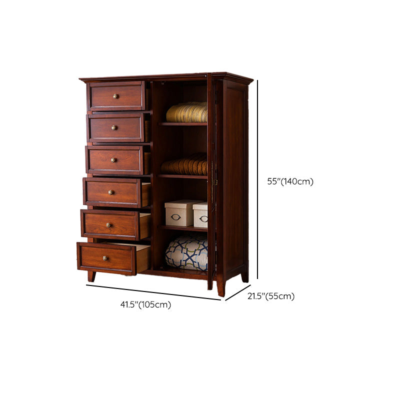 Mid-Century Modern Cabinet/Chest with Drawers and Legs in Solid Wood Clearhalo 'Cabinets & Chests' 'cabinets_chests' 'furn' 'furn_cabinets_chests' 'Furniture' 'Living Room Furniture' 6753097