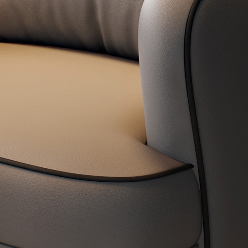 Contemporary Pillow Back Chair Recessed Arms Pillow Back ArmChair Clearhalo 'Accent Chairs' 'accent_chairs' 'Chairs & Seating' 'furn' 'furn_accent_chairs' 'Furniture' 'Living Room Furniture' 6753113