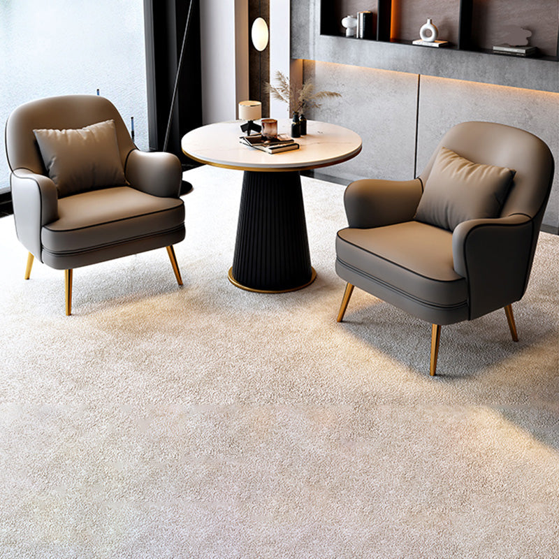 Contemporary Pillow Back Chair Recessed Arms Pillow Back ArmChair Clearhalo 'Accent Chairs' 'accent_chairs' 'Chairs & Seating' 'furn' 'furn_accent_chairs' 'Furniture' 'Living Room Furniture' 6753114