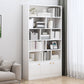 Contemporary Accent Cabinet with Wooden Shelves Rectangle Cabinet White 2 11 Clearhalo 'Cabinets & Chests' 'cabinets_chests' 'furn' 'furn_cabinets_chests' 'Furniture' 'Living Room Furniture' 6753201