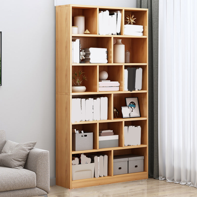Contemporary Accent Cabinet with Wooden Shelves Rectangle Cabinet Natural Cabinet Not Included 15 Clearhalo 'Cabinets & Chests' 'cabinets_chests' 'furn' 'furn_cabinets_chests' 'Furniture' 'Living Room Furniture' 6753215