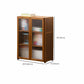 Contemporary Brown Accent Cabinet with Acrylic Doors Rectangle Cabinet Clearhalo 'Cabinets & Chests' 'cabinets_chests' 'furn' 'furn_cabinets_chests' 'Furniture' 'Living Room Furniture' 6753269