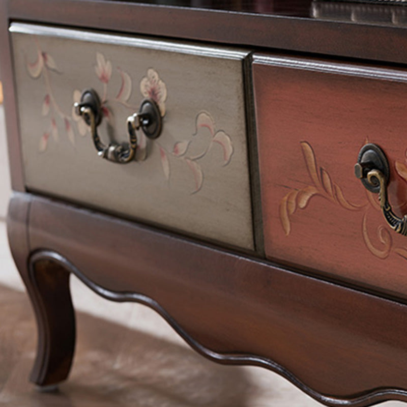 Mid-Century Modern Rectangle Accent Cabinet in Solid Wood with Door Clearhalo 'Cabinets & Chests' 'cabinets_chests' 'furn' 'furn_cabinets_chests' 'Furniture' 'Living Room Furniture' 6753321