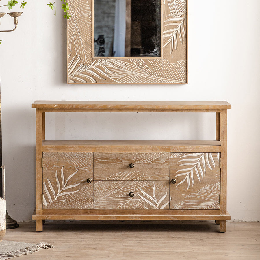 Modern Standard Storage Cabinet Solid Wood Cabinet with Drawer Clearhalo 'Cabinets & Chests' 'cabinets_chests' 'furn' 'furn_cabinets_chests' 'Furniture' 'Living Room Furniture' 6753357