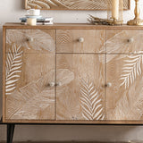 Modern Standard Storage Cabinet Solid Wood Cabinet with Drawer Clearhalo 'Cabinets & Chests' 'cabinets_chests' 'furn' 'furn_cabinets_chests' 'Furniture' 'Living Room Furniture' 6753362