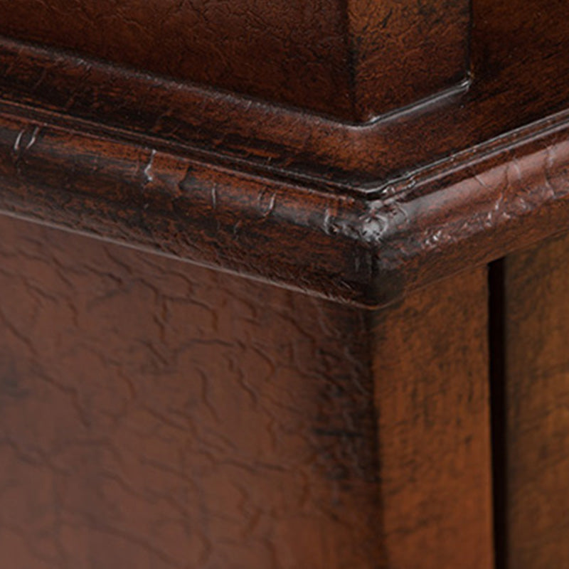 Mid-Century Modern Cabinet with Drawers and Doors in Distressed Wood Clearhalo 'Cabinets & Chests' 'cabinets_chests' 'furn' 'furn_cabinets_chests' 'Furniture' 'Living Room Furniture' 6753380