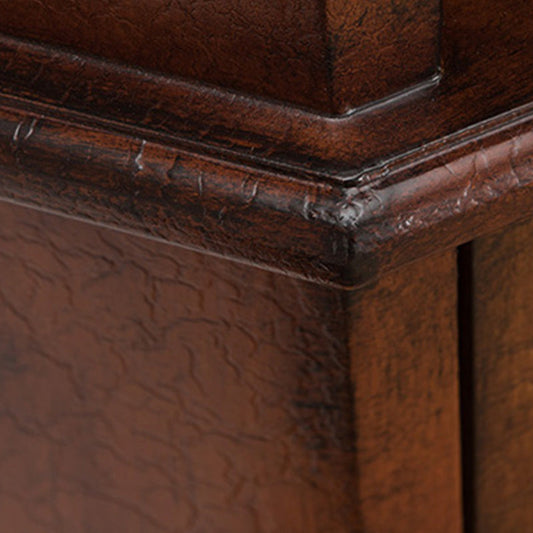 Mid-Century Modern Cabinet with Drawers and Doors in Distressed Wood Clearhalo 'Cabinets & Chests' 'cabinets_chests' 'furn' 'furn_cabinets_chests' 'Furniture' 'Living Room Furniture' 6753380