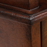 Mid-Century Modern Cabinet with Drawers and Doors in Distressed Wood Clearhalo 'Cabinets & Chests' 'cabinets_chests' 'furn' 'furn_cabinets_chests' 'Furniture' 'Living Room Furniture' 6753380