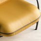 Contemporary Accent Armchair Modern Upholstered Accent Chair in Yellow Clearhalo 'Accent Chairs' 'accent_chairs' 'Chairs & Seating' 'furn' 'furn_accent_chairs' 'Furniture' 'Living Room Furniture' 6753406