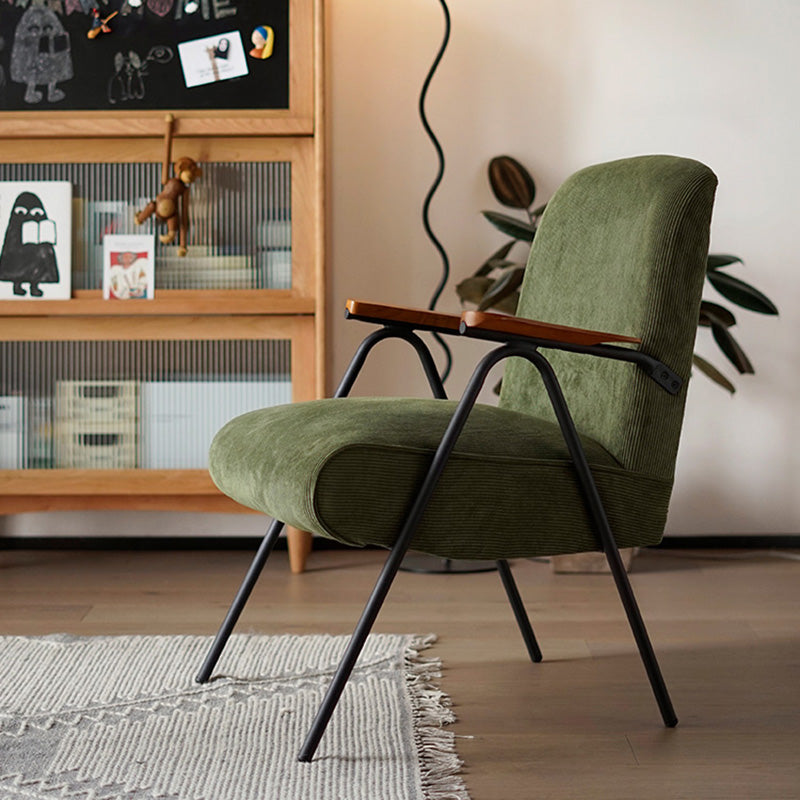 Mid-Century Modern Arm Chair Living Room Arms Included Square Arms Accent Chair Clearhalo 'Accent Chairs' 'accent_chairs' 'Chairs & Seating' 'furn' 'furn_accent_chairs' 'Furniture' 'Living Room Furniture' 6753435