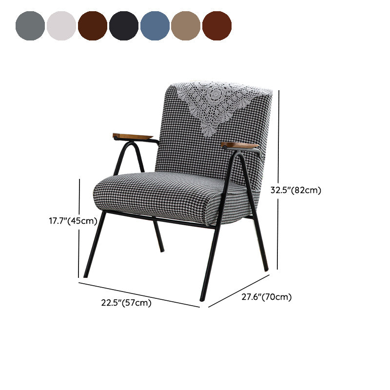 Mid-Century Modern Arm Chair Living Room Arms Included Square Arms Accent Chair Clearhalo 'Accent Chairs' 'accent_chairs' 'Chairs & Seating' 'furn' 'furn_accent_chairs' 'Furniture' 'Living Room Furniture' 6753454