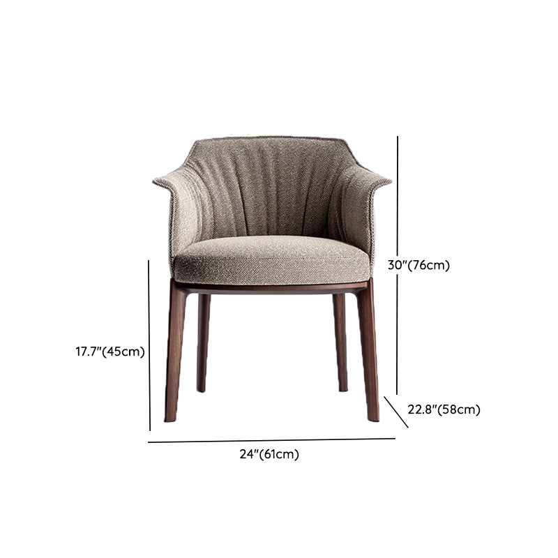 Mid-Century Modern Arm Chair Living Room Arms Included Basic Four Leg Armchair Clearhalo 'Accent Chairs' 'accent_chairs' 'Chairs & Seating' 'furn' 'furn_accent_chairs' 'Furniture' 'Living Room Furniture' 6753483