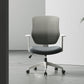 Silla de oficina moderna altura del asiento ajustable brazos fijos silla giratoria con ruedas