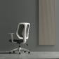 Silla de oficina moderna altura del asiento ajustable brazos fijos silla giratoria con ruedas