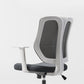 Silla de oficina moderna altura del asiento ajustable brazos fijos silla giratoria con ruedas