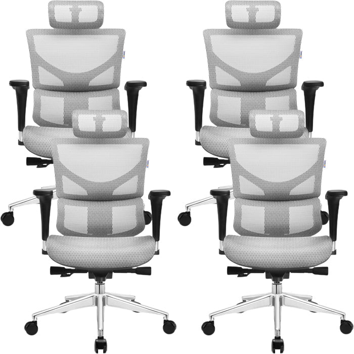 Moderne verwijderbare armen Swivel stoel Verstelbare stoelhoogte Bure stoel met wielen