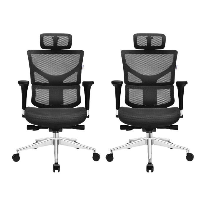 Moderne verwijderbare armen Swivel stoel Verstelbare stoelhoogte Bure stoel met wielen