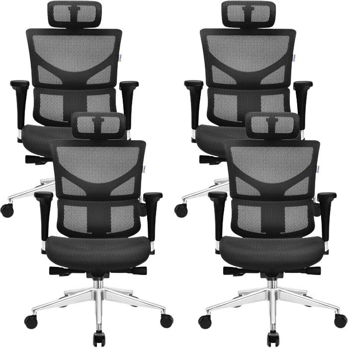 Moderne verwijderbare armen Swivel stoel Verstelbare stoelhoogte Bure stoel met wielen