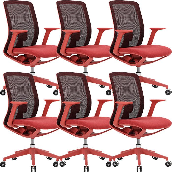 Hedendaagse Swivel -taakstoel Vaste wapenstoel voor kantoor voor kantoor