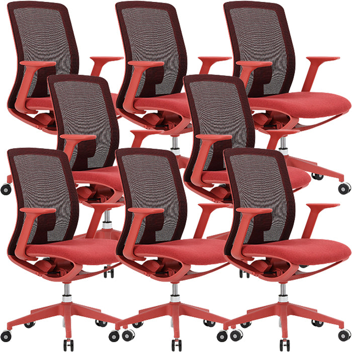 Hedendaagse Swivel -taakstoel Vaste wapenstoel voor kantoor voor kantoor