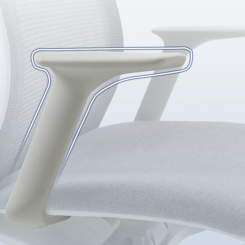 Hedendaagse Swivel -taakstoel Vaste wapenstoel voor kantoor voor kantoor